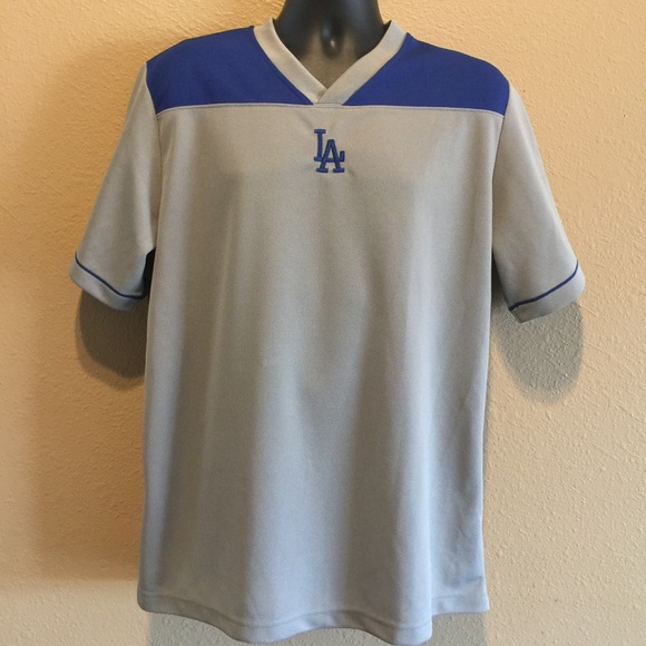 dodgers v neck jersey